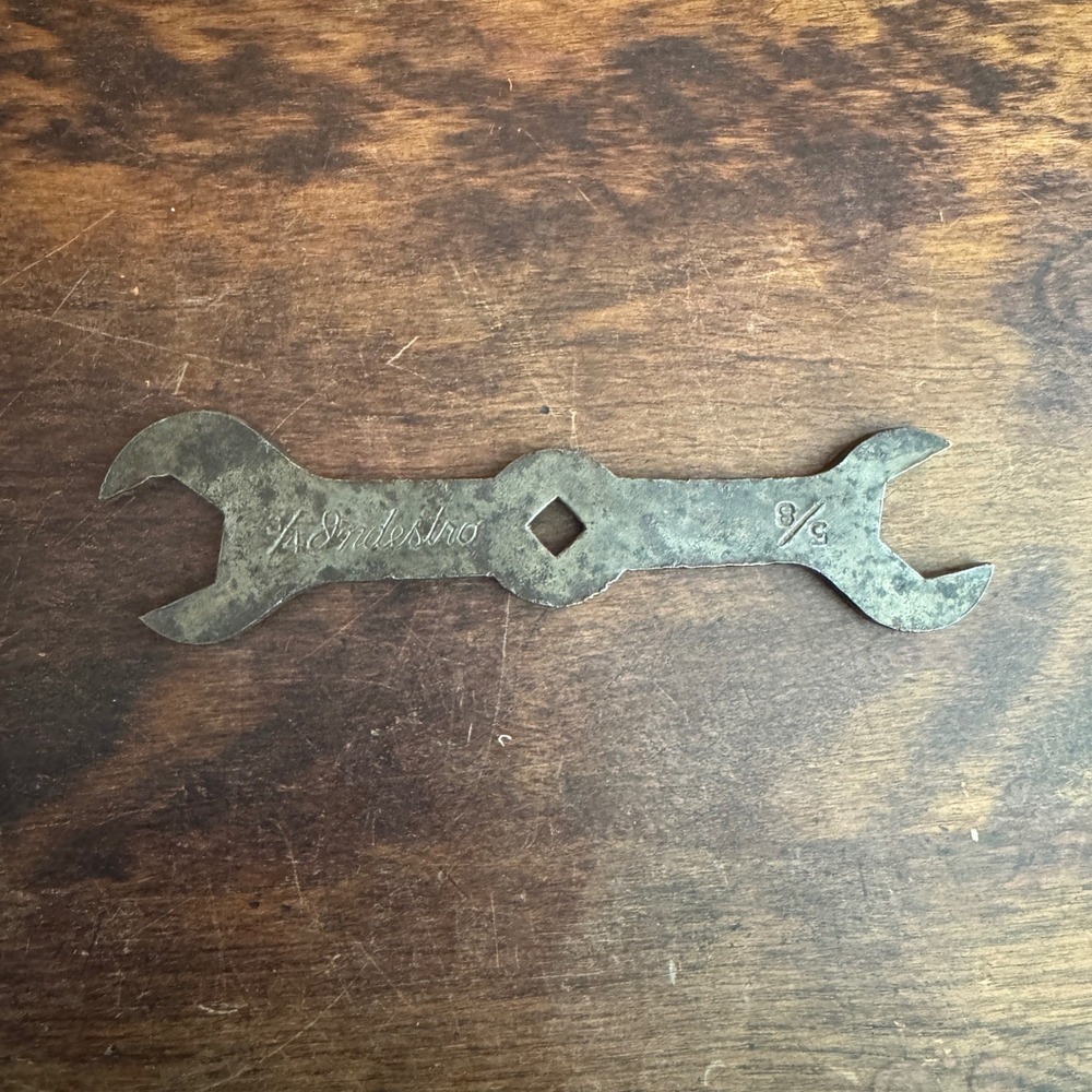 Vintage Indestro Wrench Multi‎ Tool Cast Metal 3/4 5/8